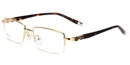 Dolores Half Rim Glasses5