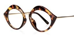 Cassiel Kiss Mouth Tortoise Glasses2