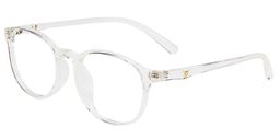 Amaya Round Clear Glasses 3