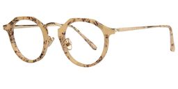 Noah Geometric Gold Glasses4