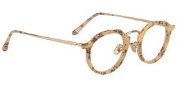 Noah Geometric Gold Glasses5
