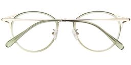 Serafina Cat Eye Green Glasses3