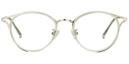 Serafina Cat Eye Green Glasses0