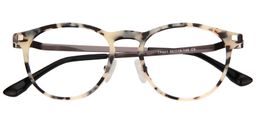 MaryKay Round Black-Silver Glasses1