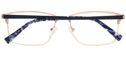 Ashplant Rectangle Blue Glasses2