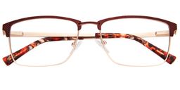 Ashplant Rectangle Red Glasses1