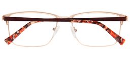 Ashplant Rectangle Red Glasses2