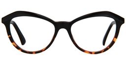 Trista Cat Eye Tortoise Glasses0