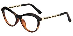 Trista Cat Eye Tortoise Glasses2