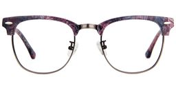 Genevieve Browline Purple-Tortoise Glasses0