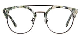 Debby Aviator Green-Tortoise Glasses0