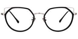 Mary Cute Cat Eye Black Glasses0