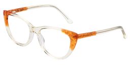 Suzanne Cat Eye Clear Glasses 3