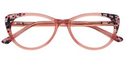  Tamara Cat Eye Red Glasses1