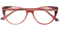  Tamara Cat Eye Red Glasses4
