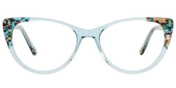 Tamara Cat Eye Green Glasses1