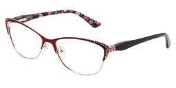 Trisha Cat Eye Red Glasses3