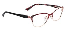 Trisha Cat Eye Red Glasses4
