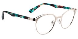 Bess Cat Eye Silver Glasses5
