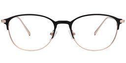 Bette Browline Black Eyeglasses0