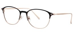 Bette Browline Black Eyeglasses2
