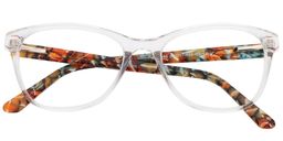 Vera Cat Eye Clear Glasses1