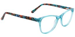 Vera Cat Eye Blue Glasses2