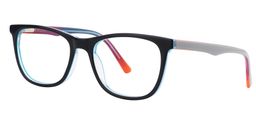 Aviva Rectangle Black Glasses2