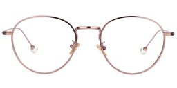 Angel Round Light Purple Glasses0