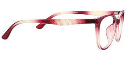 Lauren Cat Eye Red Floral Glasses4