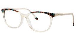 Angie Oval Clear Glasses5