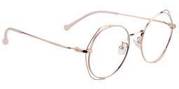 Darcy Round Gold Glasses3