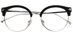 Eleanor Browline Black Glasses 1