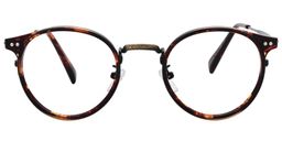  Enid Round Tortoise Glasses0