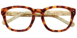 Kiara Square Tortoise Glasses1