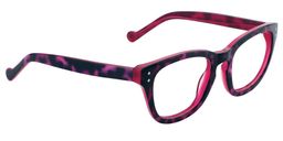 Kiara Square Purple Tortoise Glasses4
