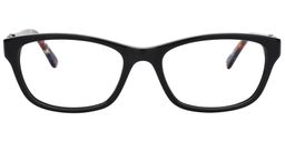Anne Rectangle Black Glasses0