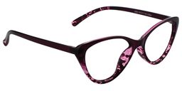  Mania Cat Eye Purple Tortoise Glasses4