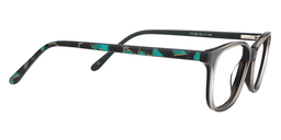 Robin Rectangle Green-Black Glasses4