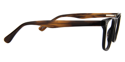 Vernon Rectangle Brown Glasses4