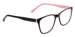 Lisa Rectangle Black Glasses3