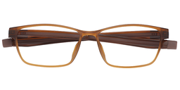 William Rectangle Brown Sports Glasses1