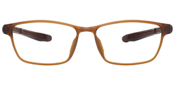 William Rectangle Brown Sports Glasses0