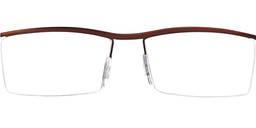 Perla Rectangle Brown Glasses4