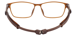 William Rectangle Brown Sports Glasses5