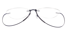 Evelyn Cat Eye Blue Glasses1