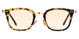 Sarah Rectangle Gold Tortoise Glasses6