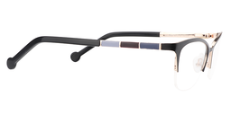 Pham Browline Black Glasses5