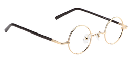 Reggie Round Gold Glasses4