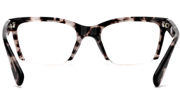 Leslie Rectangle Dark Tortoise Eyeglasses5